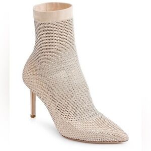 Badgley Mischka | NWT Women Dierdra Patent Nude Bootie Sz 8 1/2